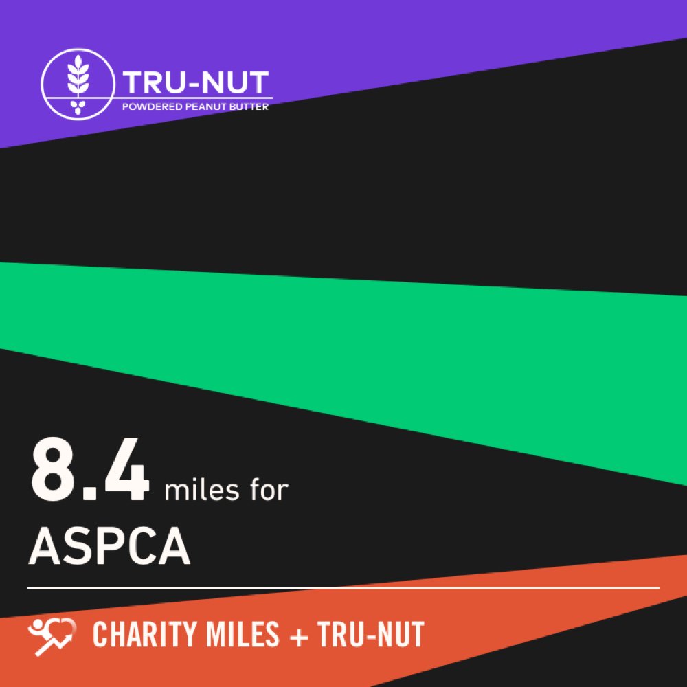 mc_vinson's tweet photo. 8.4 @CharityMiles for @TeamASPCA. Thx @trunutbutterfor sponsoring me. #EveryMileMatters https://t.co/fUrKN0qu1F https://t.co/hy4nBKAvRf