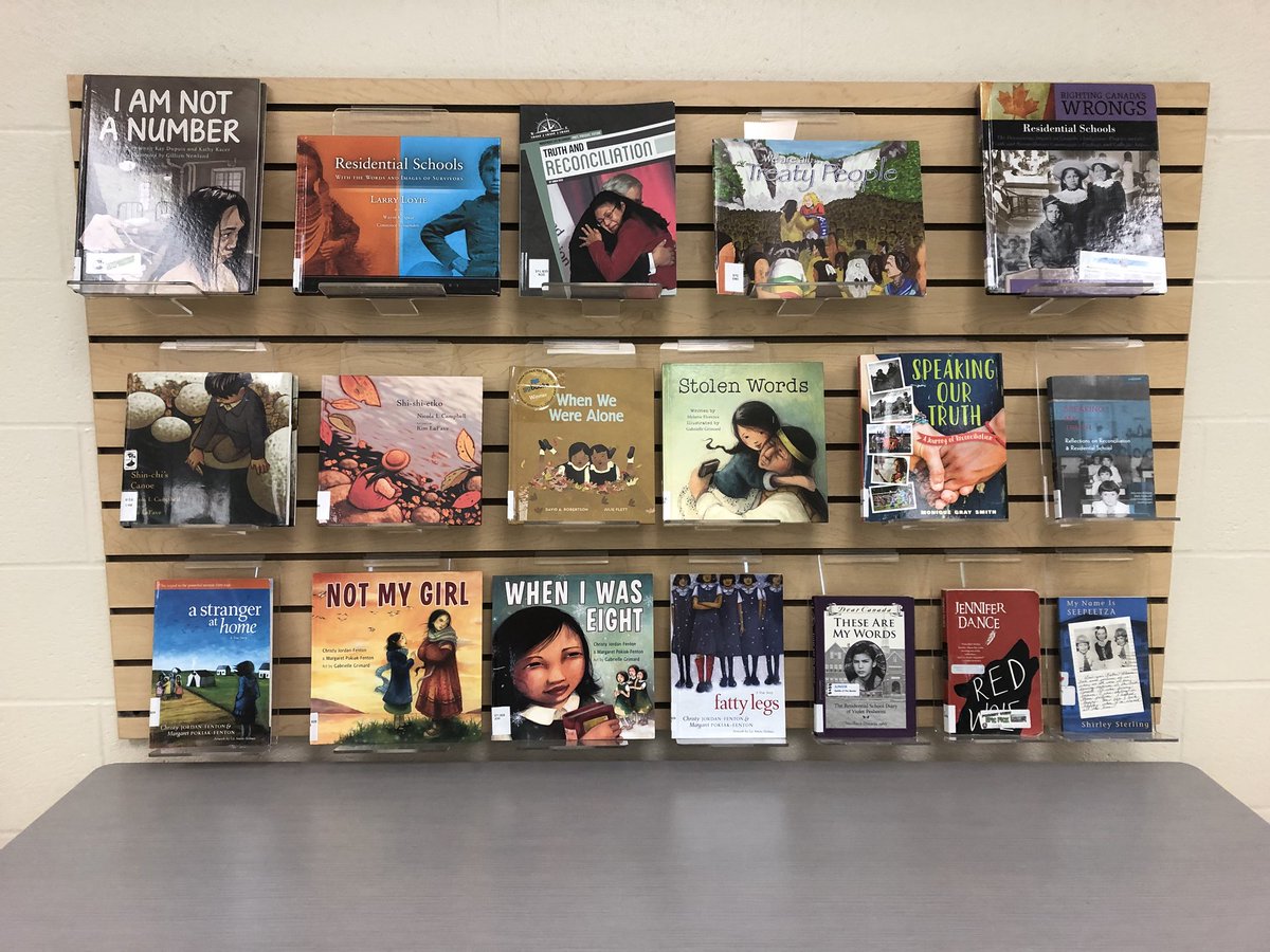 On Sept 28 we honour Orange Shirt Day working on learning the truth about residential schools and how we can reconcile to move forward together!  Check out our books to start the conversations!  #orangeshirtday #readit