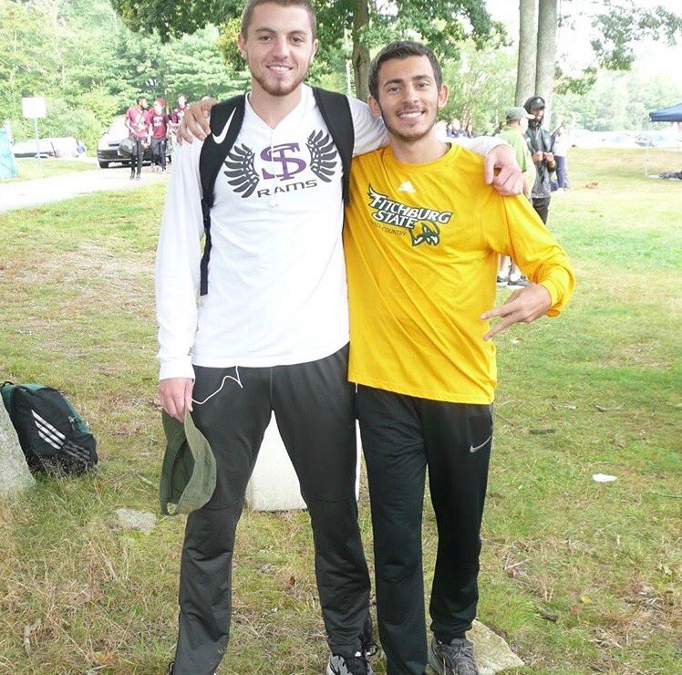 McGrath_JM2's tweet photo. Shawsheen Alumni Holly DeCourcey (BSU) Nick Sachetta (FSU) Jackie Broderick (UMassD) and Jared Mason (Nichols). Also pictured, a teammate of Jackieβs and former CAC 2-mile Champion Jose Leclerc of Chelsea. Rams and the CAC representing well at the next level! #Ramrunners https://t.co/5bjEdXZclE
