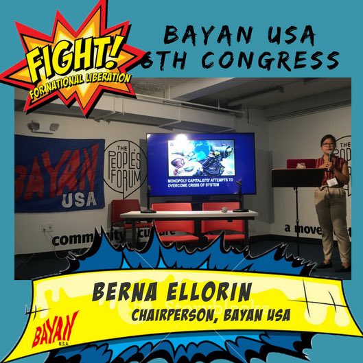 BAYAN_USA's tweet photo. #BAYANUSA #6Congress Day 1 was a success. Thanks to all who made it possible! Ready for Day 2! #BAYANUSA #6Congress #Fight4Liberation #SmashFascism #EndExploitation https://t.co/ZvePomlOzZ