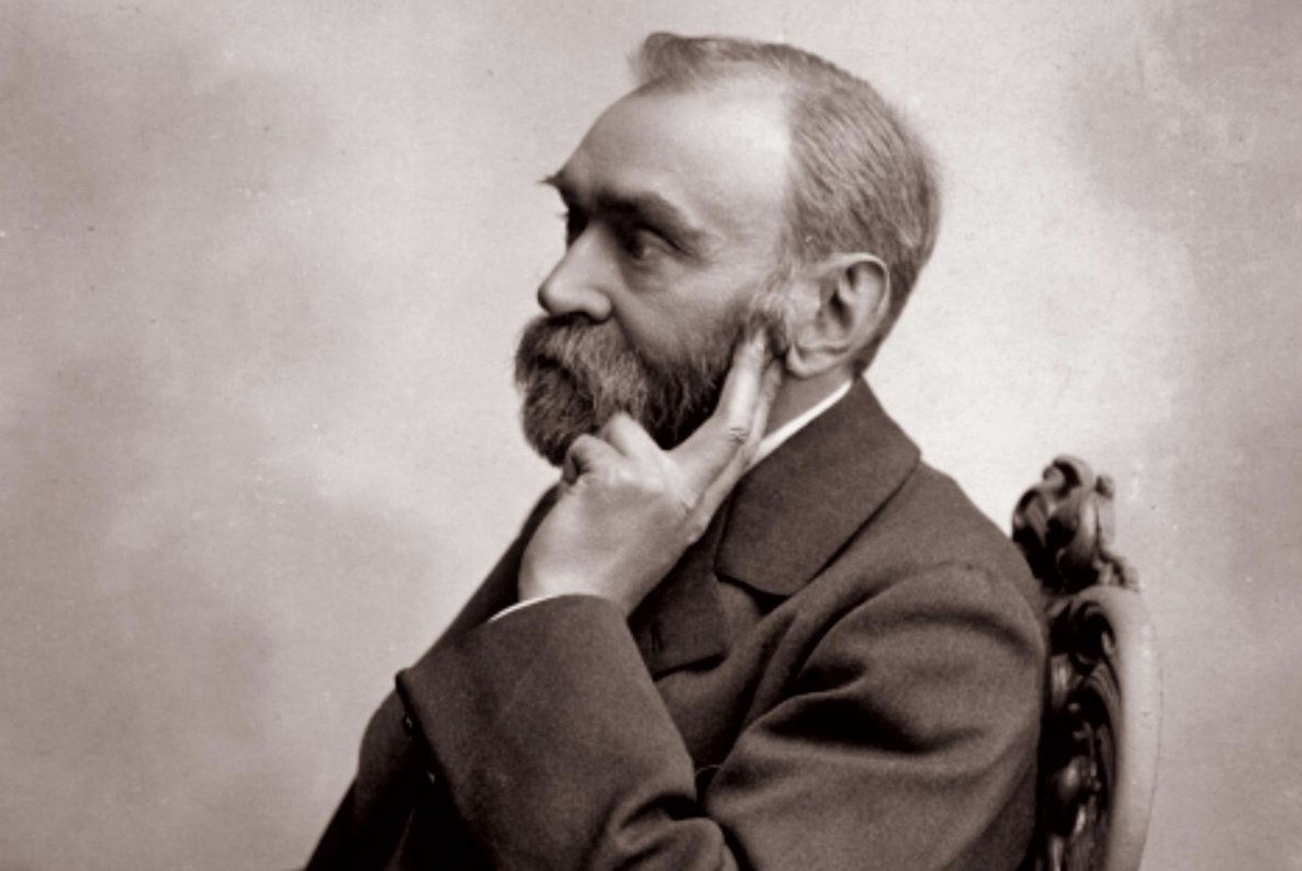 fermatslibrary's tweet image. Alfred B. Nobel (1833–1896), was a Swedish chemist and engineer who invented dynamite. He left $9 million in his will to establish the Nobel Prizes, to make amends for all of the destruction dynamite caused. Fittingly, among the 6 Nobel categories, there is a peace prize.