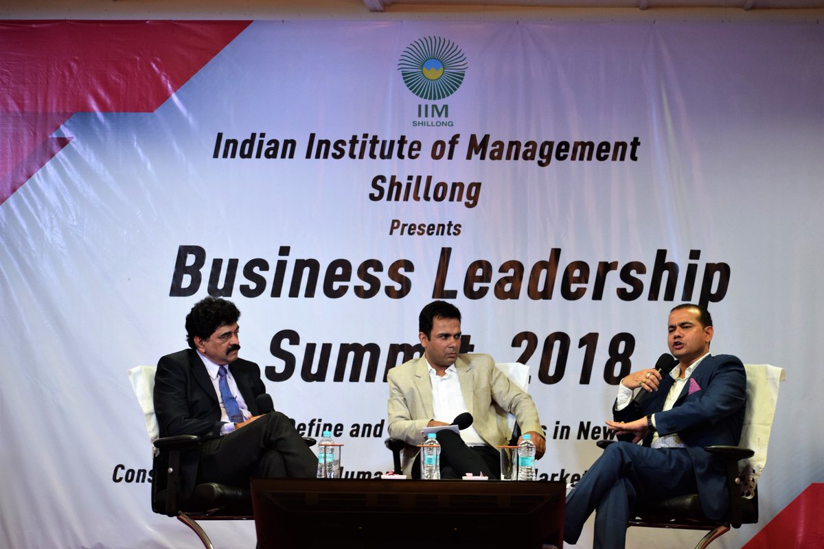 IIMShillong's tweet photo. The final panel for #BusinessLeadershipSummit with Mr. Anand Singh from #FreudenbergFiltrationTechnologies and Mr. Vijay Kadu from Business Standard concluded with a session on "Coming of age: Digital marketing in India"
Visit the BLS Website - https://t.co/jEW1eUGSZ6   
#BLS2018 https://t.co/mz8uYa47kM