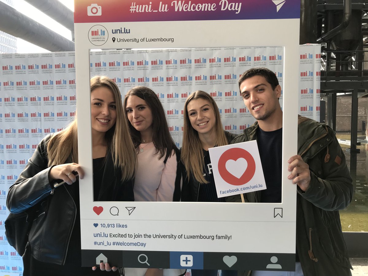 uni_lu's tweet photo. The #Instabooth at the #uni_lu #WelcomeDay was a huge success! ♥️♥️♥️
📸 Have a look at the 1st photos & find out more on our Facebook page.
➡️ https://t.co/zqtTjhX2KK ⬅️ https://t.co/1WKhzxiLz3