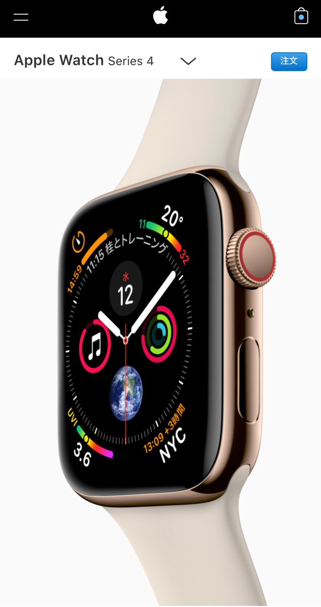 コクブカメラ Na Twitterze ビックカメラ Comで Apple Watch Series4のゴールドステンレススチールケースとストーンスポーツバンド 44mm を予約購入しました 86 173円 自分へのご褒美 初代から初の買い替え ビックカメラで2 586p Line経由で861p 5 000p Line