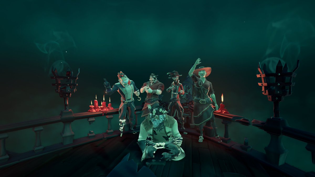 QueenBean069's tweet image. @SeaOfThieves @RareLtd 
When The Dread, The Dead and The Wayward band together adventures are had.
@JakeTheOtherDog @DeadCapt @WaywardCrooks @GrandMythic7 
#SoTShot 
#Multishot