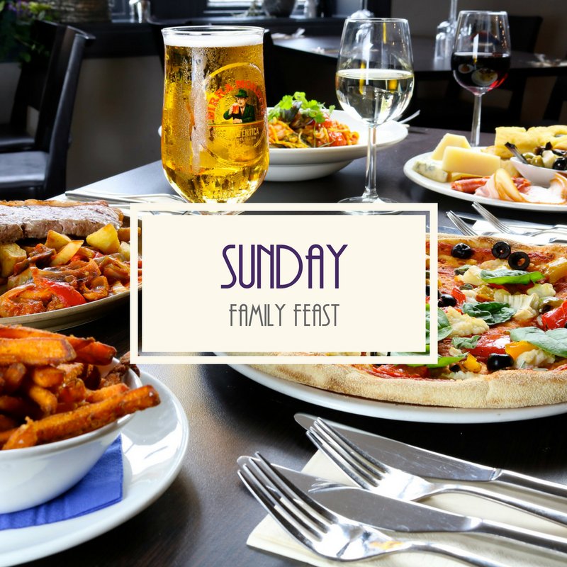 A Sunday well spent, brings a week of content! 👌

Claim our Family Feast offer today...

Any foccacia, any 3 pizza or pasta dishes, any 2 sides, a sharing dessert &amp; unlimited draught soft drinks - all for only £50 every Sunday! 😍

Call 01382 690600 to book.