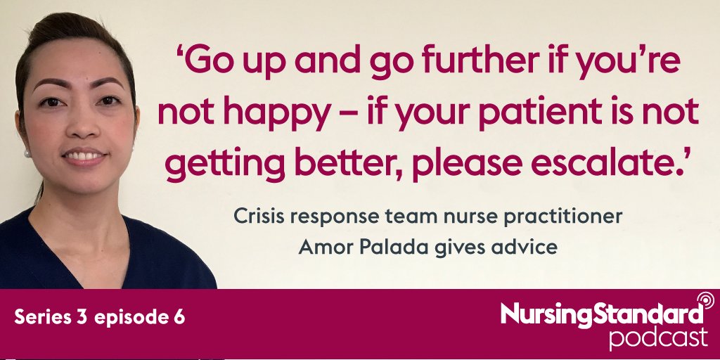 Crisis response team nurse practitioner Amor Palada joins us for #nspod episode 6 https://t.co/AscqmjVMF8