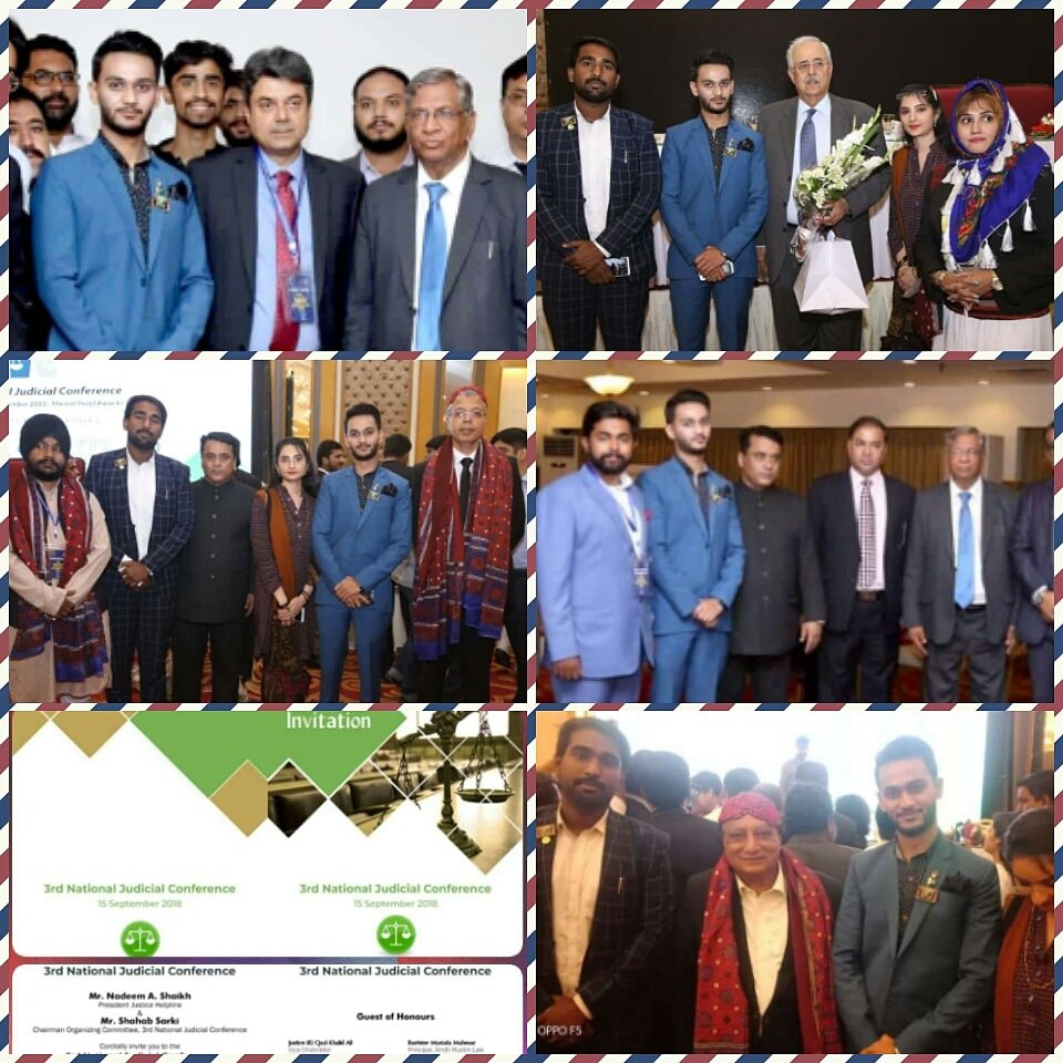 HumzaRizwanUK's tweet photo. Attended as Guest 3rd National Judicial Conference at Marriott Hotel Khi.

Chief Guest was Barrister Dr. Farogh Naseem (Federal Minister Law &amp; Justice), Presided by Mr. Anwar Mansoor Khan (Attorney General Pakistan) and @murtazawahab1 missed your presence.

#APYO #JusticeHelpline https://t.co/UMMK69vYIY