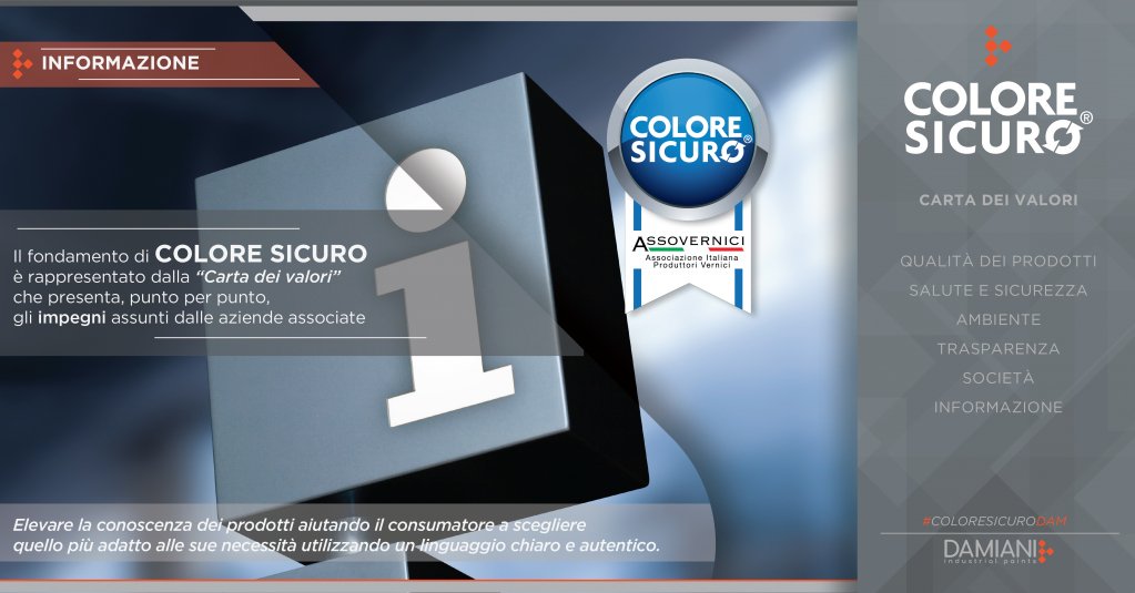 Color_Damiani's tweet image. Damiani vuol dire COLORE SICURO 🎖️ 
Damiani vuol dire... INFORMAZIONE🔝 

Clicca su coloresicuro.it per scoprire di più ⬅️