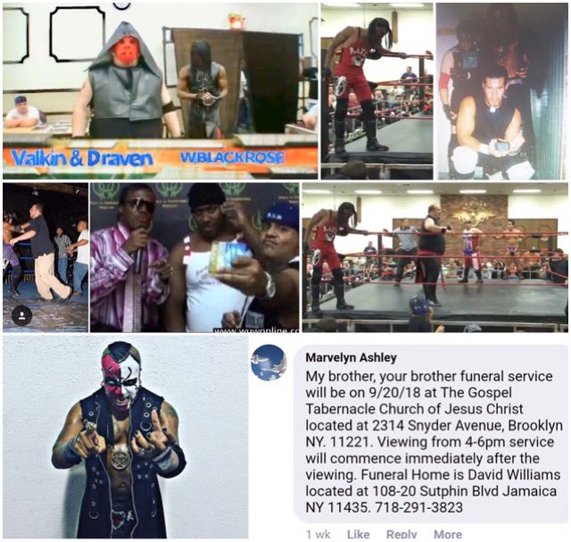 juanjeremy100's tweet photo. Funeral &amp; viewing arrangement made for fellow @GleasonsGym @WUWwrestling  @RodzJohnny #nathanvain #thevoice #rmani #angelusvalkin #wuw #gleasonsgym #fcw #floridawrestling @NVz_Galaxy https://t.co/SzSgy5MTzI