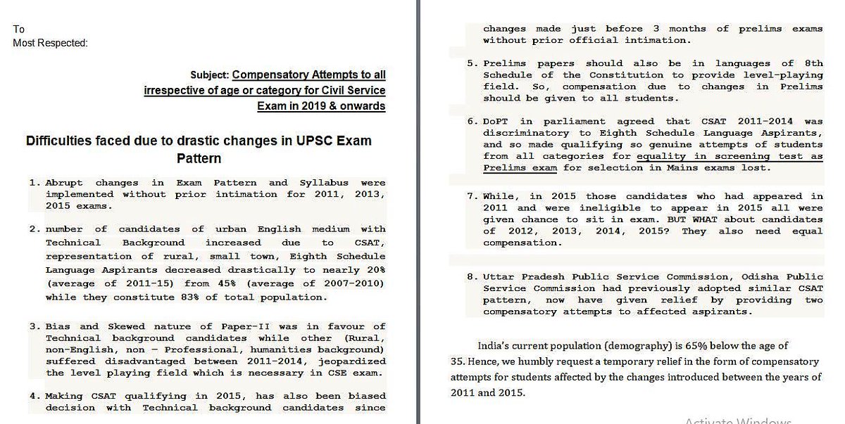 KirtiVaib's tweet photo. @BJPLive @AmitShah Please help 2011-2015 UPSC aspirants @DoPTGoI Grant Us #compensatoryAttempts #need10minsofpmmodi #UPSC2019 #candlemarches5states @DrJitendraSingh @narendramodi @AmitShah @vinay1011 @rajnathsingh @RSSorg @BJYM @DrMNPandeyMP @ABVPVoice @nsui @AISA_tweets #protest4Attempts23Sep18 https://t.co/L6jf8mxSbC