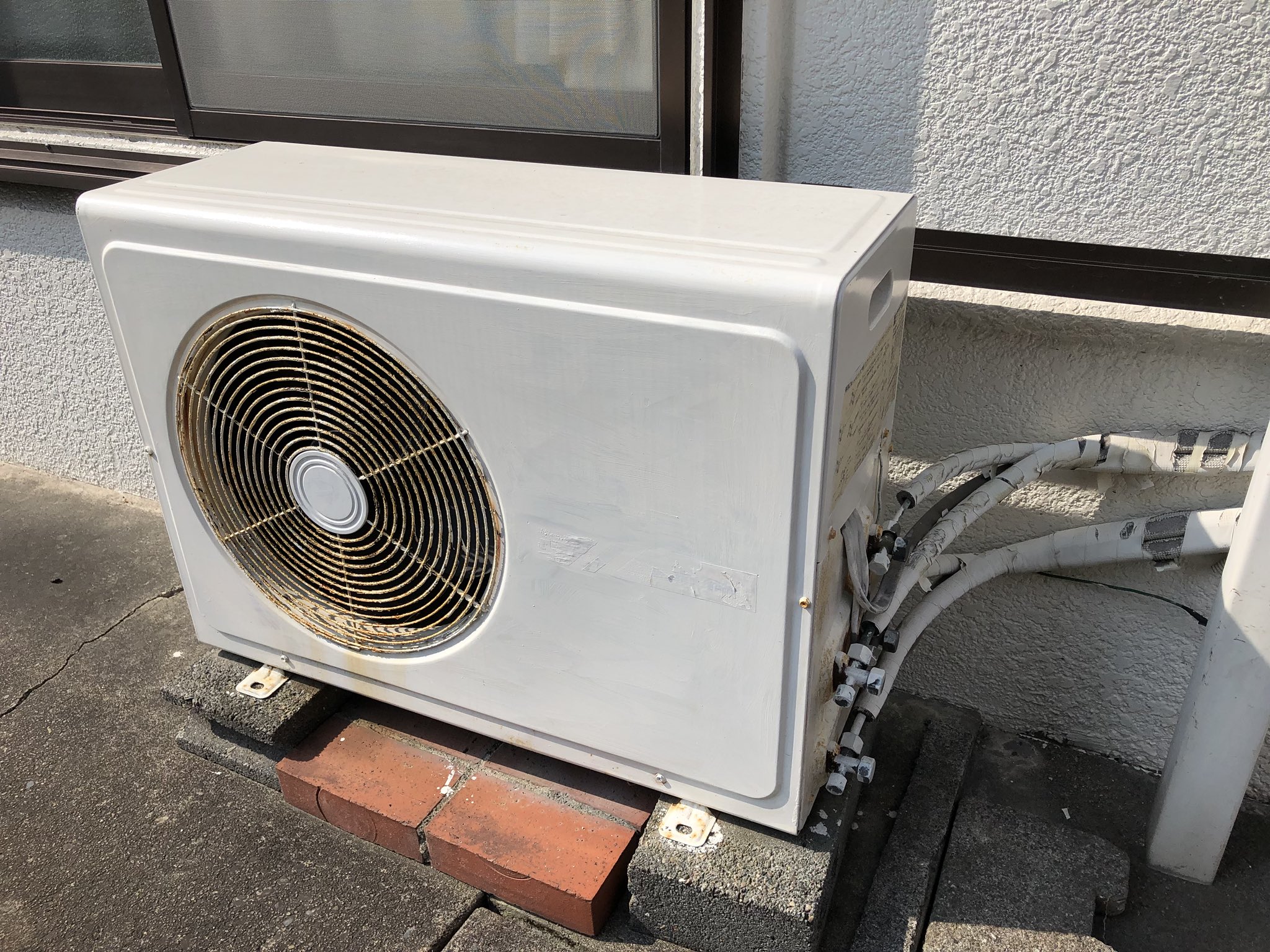 室外機【なーちゃん】 ビックラ18 в X: „ナショナルエアコン室外機 二室用マルチタイプ