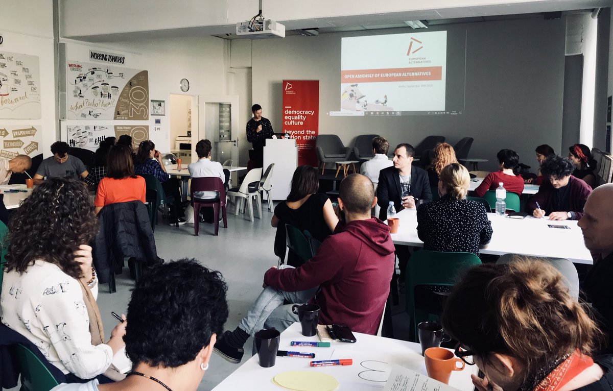 alemannoEU's tweet image. Kick-off of #OpenAssembly of @EuroAlter to discuss our individual and collective European future. As the far-right gets normalized across Europe, time to plot and act together #EP2019 #FutureofEurope
