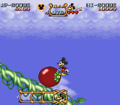 やっぱり、ディズニーのゲームって言ったらミッキーが自分の体より