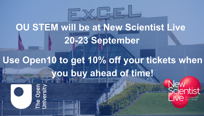 Come visit our stand at New Scientist Live! 

Don't miss out on our activities on offer all 4 days. And, our very own Mike Richards will be giving his talk on the WannaCry virus!

Don't miss out on your chance for discounted tickets using our code: Open10

socsi.in/ceXjQ
