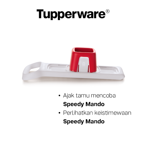 tupperwareID's tweet photo. Speedy Mando bisa membantu kamu sukses dalam berbisnis, mau tau rahasianya? Yuk simak kunci sukses menjual Speedy Mando di bawah ini #SpeedyMando #LifeWithTupperware https://t.co/mMBzy4qfvN