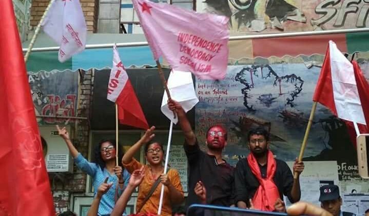 real_akhtar04's tweet image. #LeftUnity की जीत ही आने वाले दिनों में #भारत भी जन-चेतना आवाज बनेगा 
#StudyStruggle
#JNUSU_Election2018 #JNU #AISF