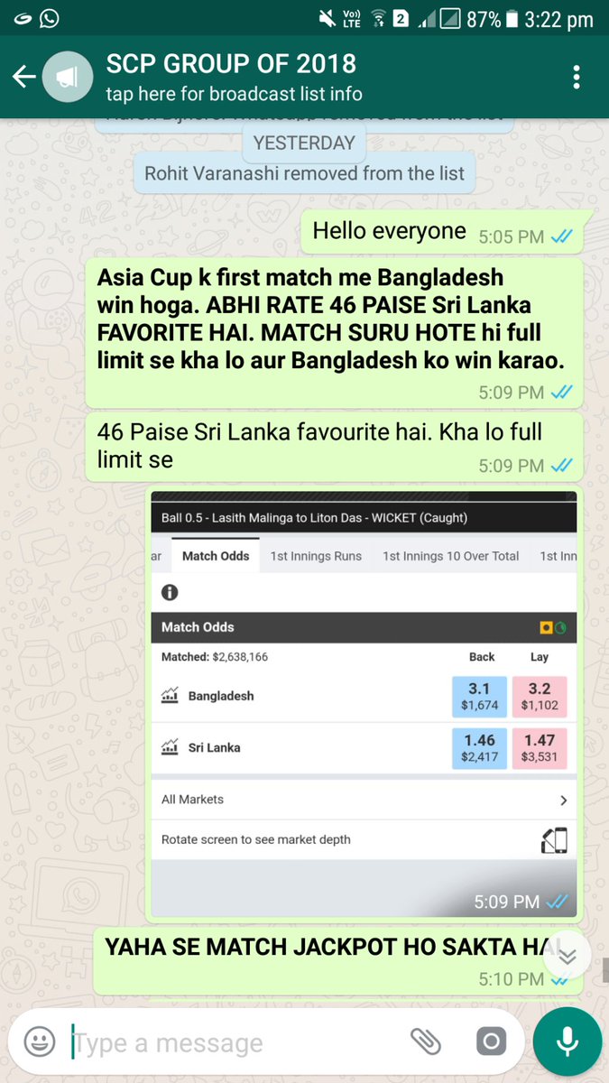 100% ACCURACY IN ENGLAND-INDIA SERIES, 94% ACCURACY IN CPL AUR ASIA CUP KE FIRST DAY HI 33 PAISE MEIN BANGLADESH KI WIN KA BIG JACKPOT…AB SCP TEAM EVERY MONTH GUARANTEED 7 JACKPOT MATCH DEGI..SATH HI AFGHANISTAN PREMIER LEGAUE,… scpcrickettips.com/2018/09/16/100…