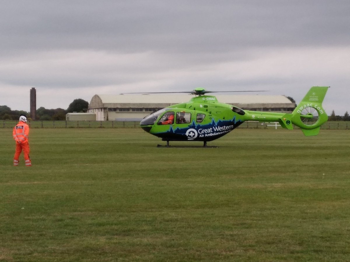 @GWAAC #HM65 just landed #EmergencyServicesShow #cotswoldairport
