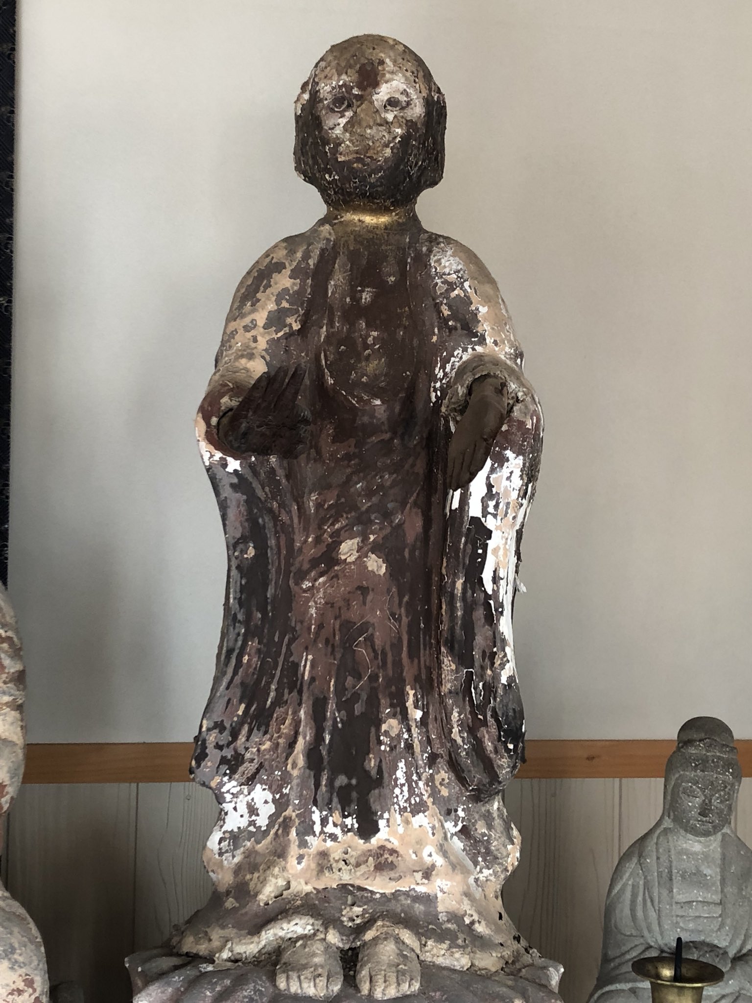 桃太郎のもと 本日の仏像 寺町のお堂にいはった仏様たちと 崇福寺の韋駄天さんと関羽さん 関羽さんは仏像 かどうかは やけど 笑 てか 地蔵さんがちと怖い 仏像 T Co 5xqspmalvj Twitter