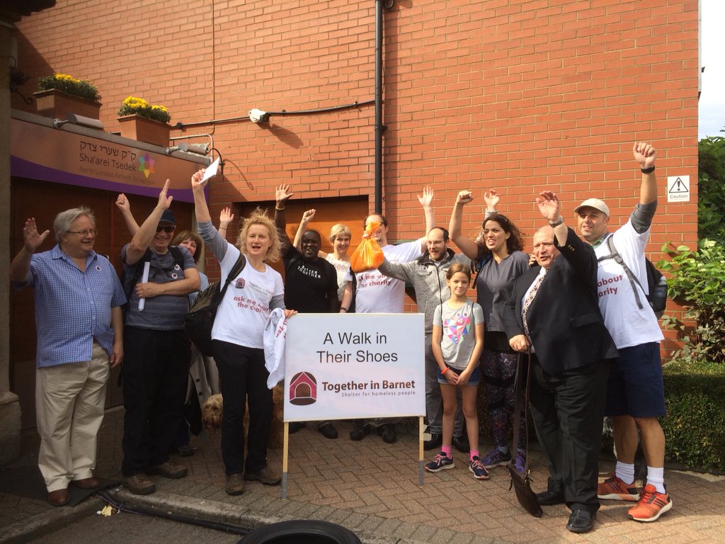 TogetherBarnet's tweet image. We’ve reached our second venue @STNLRS #Walkintheirshoes #fundraiser