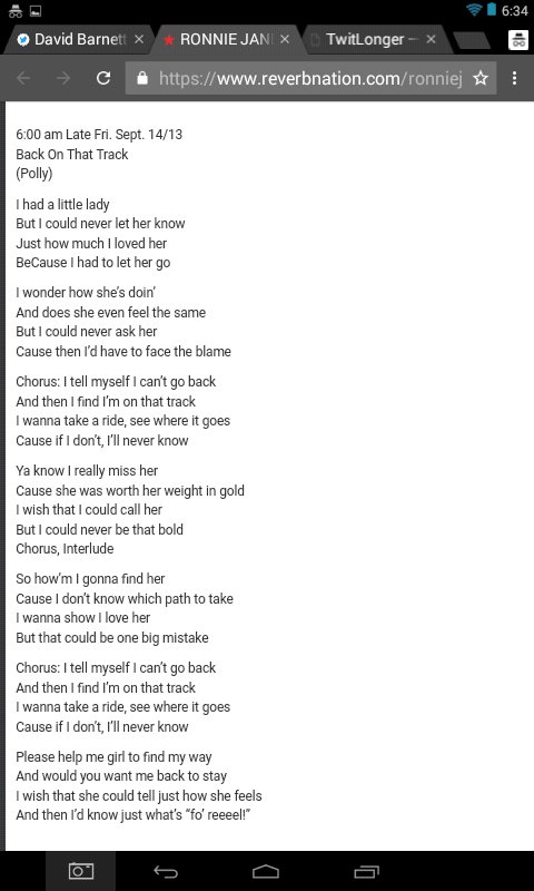 RONNIE_JANES's tweet image. I'm still suffering #PTSD from what "they" put my #AussiePrincess through. After meeting on Twitter 27/2/10; and then forced into hiding Nov.1/11; she reached out via a new anonymous tumblr Sept.14/13.. that's now gone dormant :-(
reverbnation.com/ronniejanes/so…