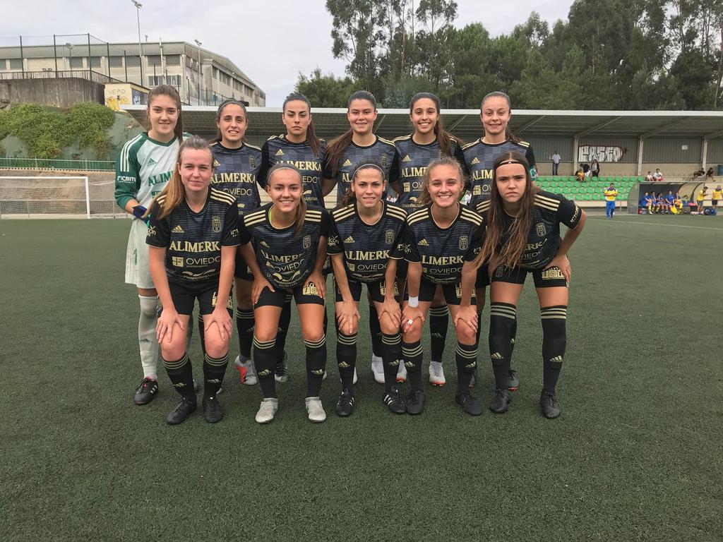 Once del Real Oviedo Femenino ante el Atlético Arousana (Foto: Real Oviedo).