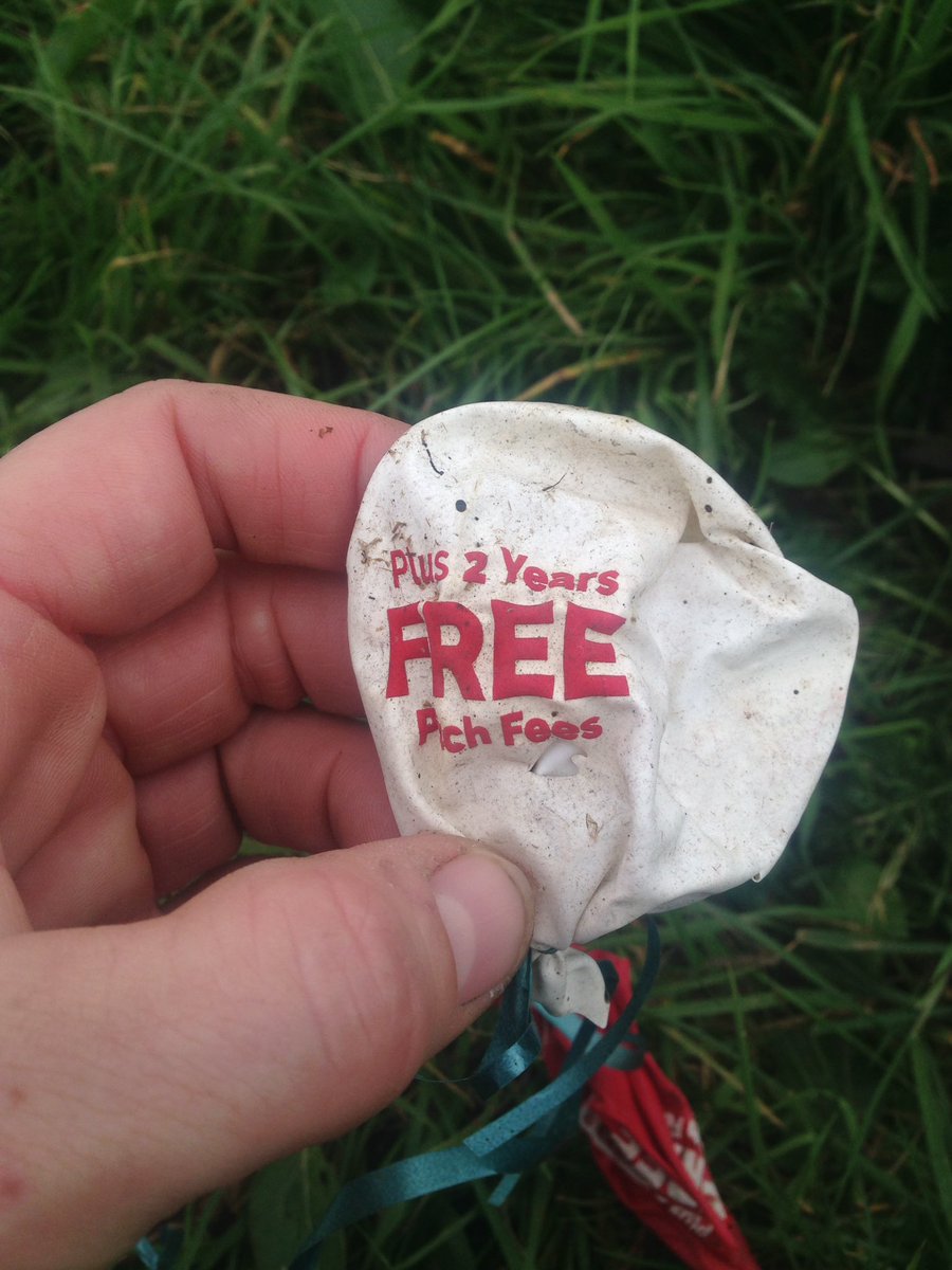 ColleenduPon's tweet photo. @ParkHolidaysUK I found your balloons in my horses field this morning, and I'm glad I found them before the horses did, helium balloons kill livestock and wildlife, please find a better way to promote your company! https://t.co/X8WJUmbWGN