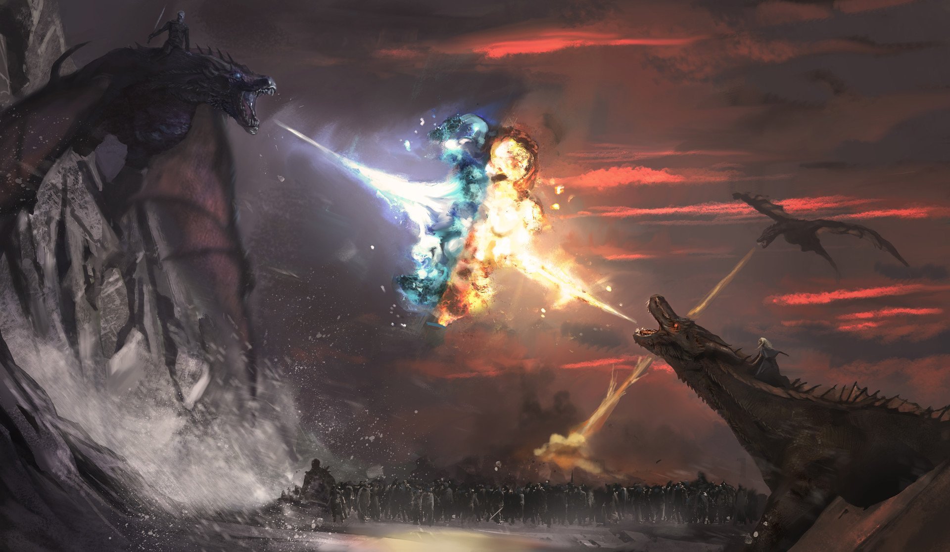 Jon Snow on Twitter "Game of Thrones season 8 fan art by Sergio Roman (via GameOfArtwork