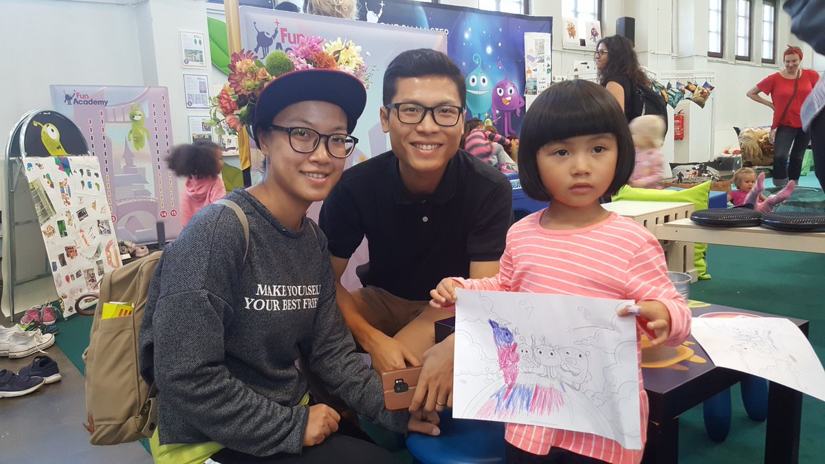 funacademycom's tweet photo. Coolest thing about #ChildrensDesignWeek @HelDesignWeek is that it inspires everyone big and small to let those creative juices flow #together! #FunLearning is for everyone! 2 hours left so head over for some out of this world activities! #FutureAstronauts https://t.co/UjhdtC5j7U