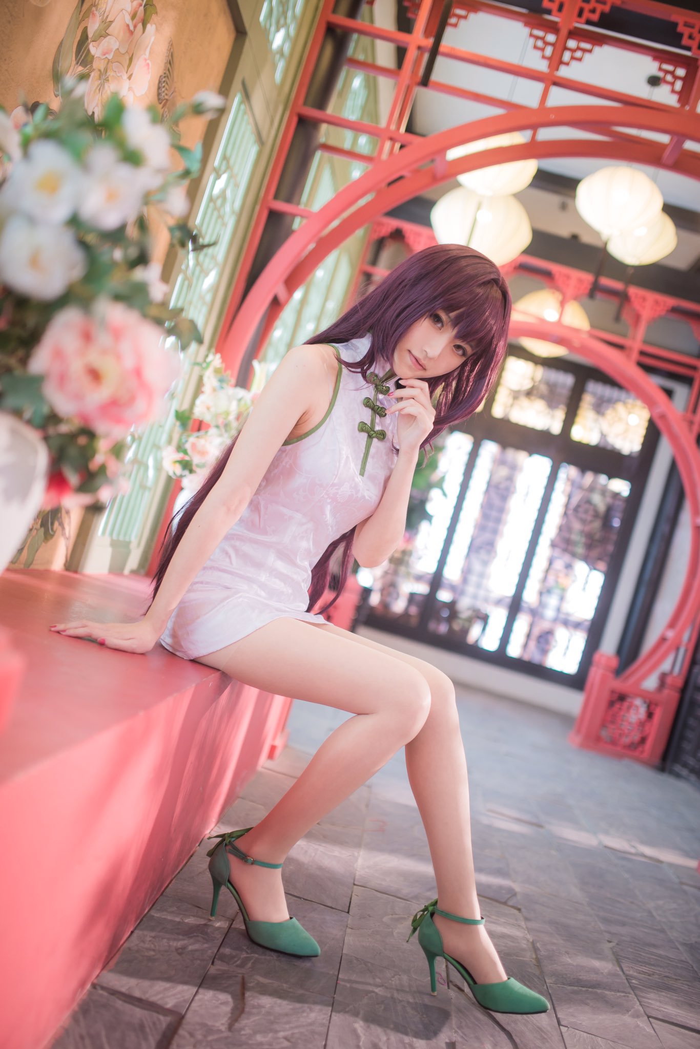 画像,#コスプレ#FATE #スカサハ スカサハ (@tokio0131 )カメラ 地球人さん(@cloudstrifer_cn ) https://t.co/MGs…