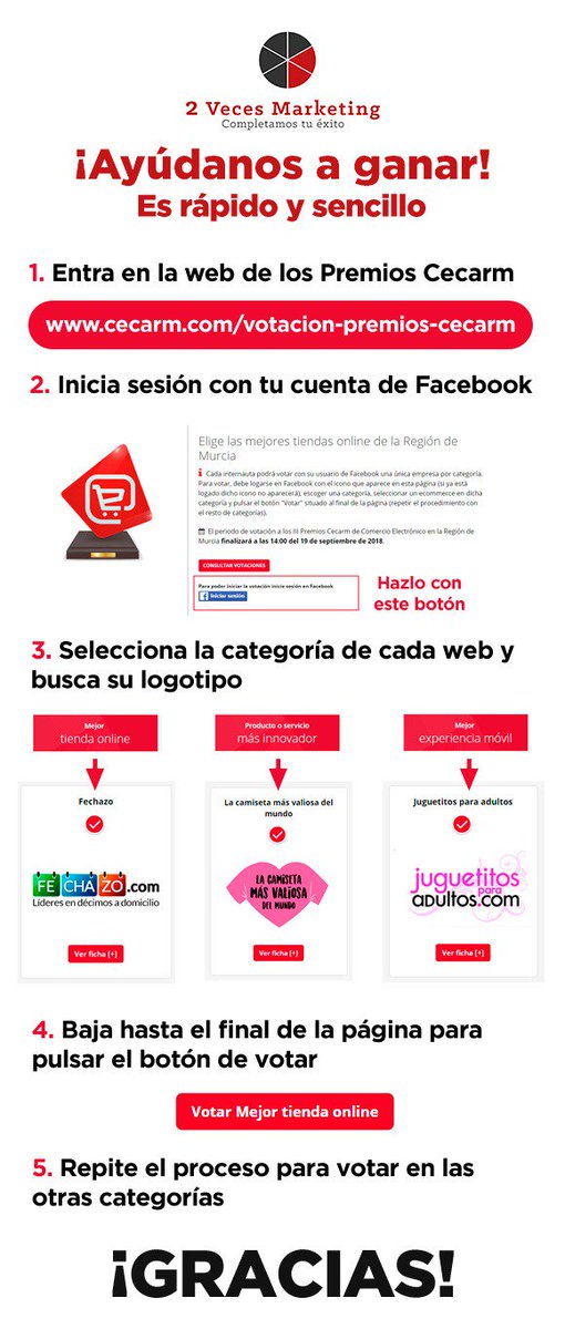 OscarPozzati's tweet photo. Como #CEO de @FECHAZO, un proyecto empresarial con una gran proyeccion y que va de la mano de la agencia @2Vecesmarketing, os voy a pedir un minuto para que nos voteis en los #PremiosCecarm https://t.co/0ubhSeqBQZ