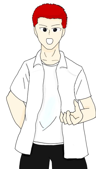 坊主頭のtwitterイラスト検索結果