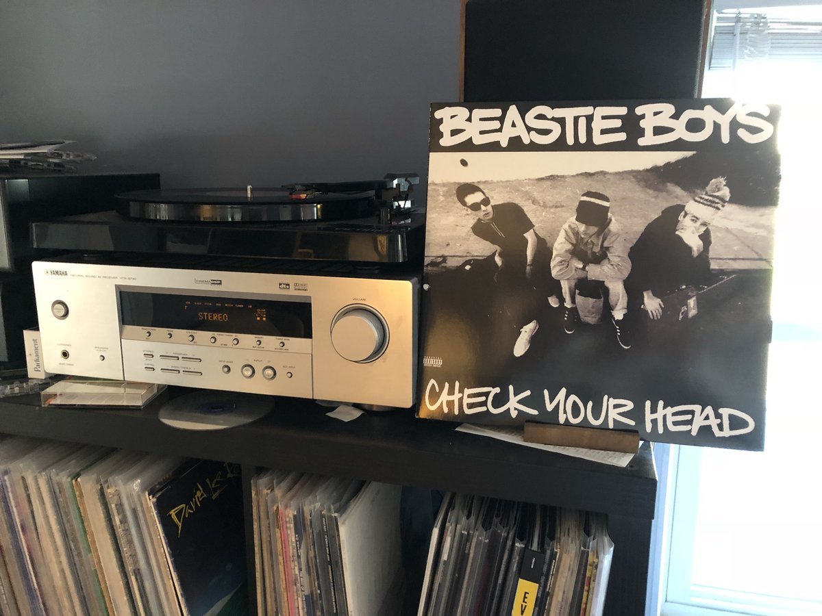 #VinylSunday #BeastieBoys #CheckYourHead #SundayMorningAnalog #blackandwhite #vinyl #NowSpinning