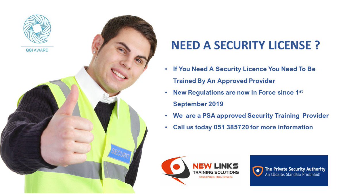 Need a security license? Happy to announce that we have been approved as a Quality Provider under the new PSA guidelines.