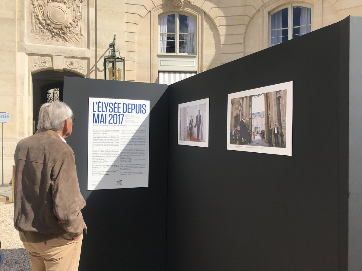 MarieGLM's tweet image. Dernier jour des expo "Regards sur l'Elysée" et "L'Élysée depuis Mai 2017" présentées à l'Élysée à l'occasion des JEP 2018.

Ravie d'avoir conçu ces deux expo dans ce lieu magnifique. C'était un plaisir de travailler avec l'équipe. Et bravo aux photographes ! #JEP2018 #elysee