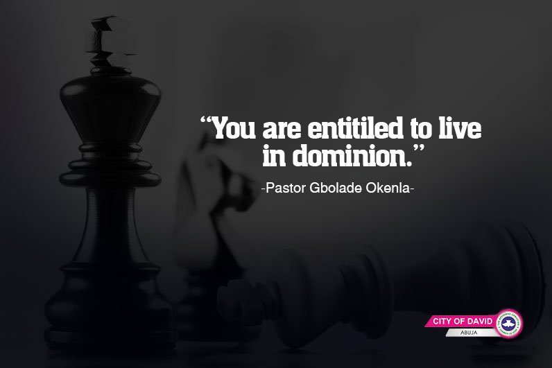 CODABUJA's tweet image. "You are entitled to live in dominion."
Pastor Gbolade Okenla #TotalDominion