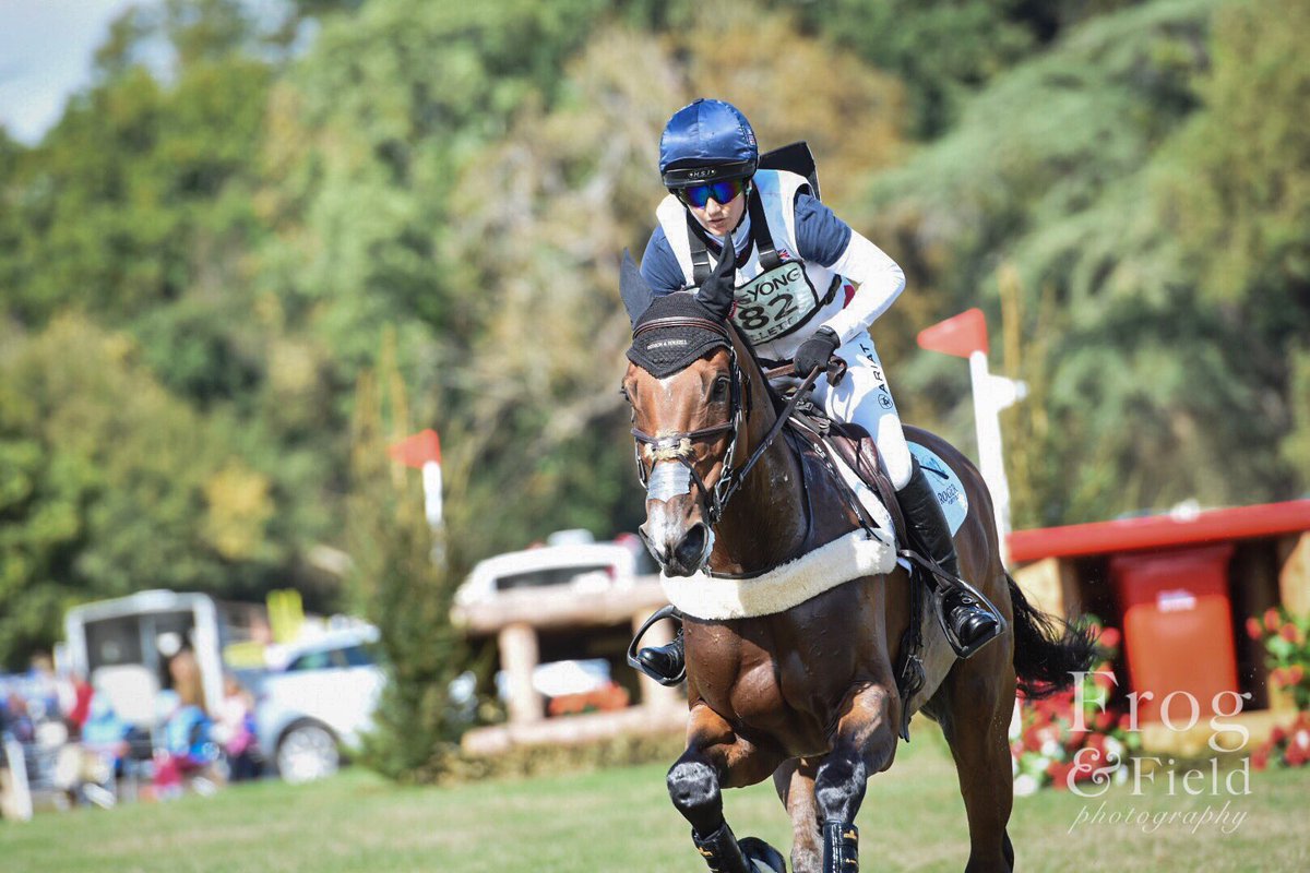FrogAndField's tweet photo. Congratulations to Laura Collett Eventing on a brilliant 1st and 3rd on London52 and Dacapo in the 8/9yo CIC3* at @BlenheimHorse. Amazing performance. https://t.co/pif4xn9KgY