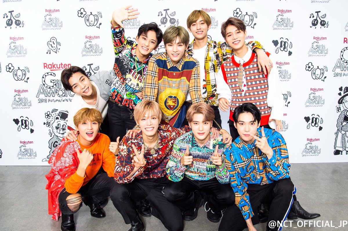 Nct Official Jp Rakuten Girlsaward 18 Autumn Winterの会場で そして生中継で応援してくださったみなさん ありがとうございました 最後まで楽しんでくださいね ガールズアワード Nct Nct127