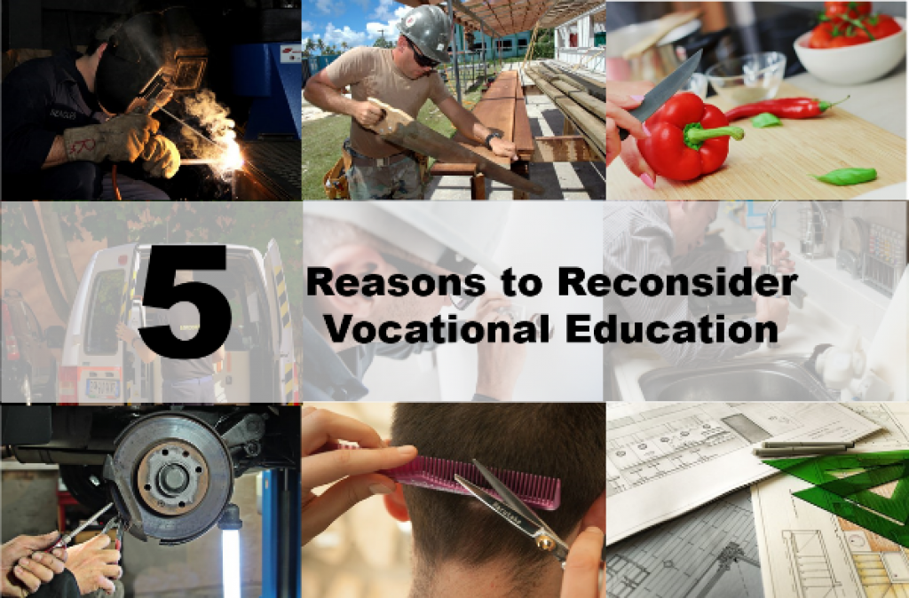 Reasons to Reconsider Vocational #Education buff.ly/2qI0YHa Tech trades are in demand! #edchat #parenting #jobsearch <a href="/helpteaching/">Help Teaching</a>