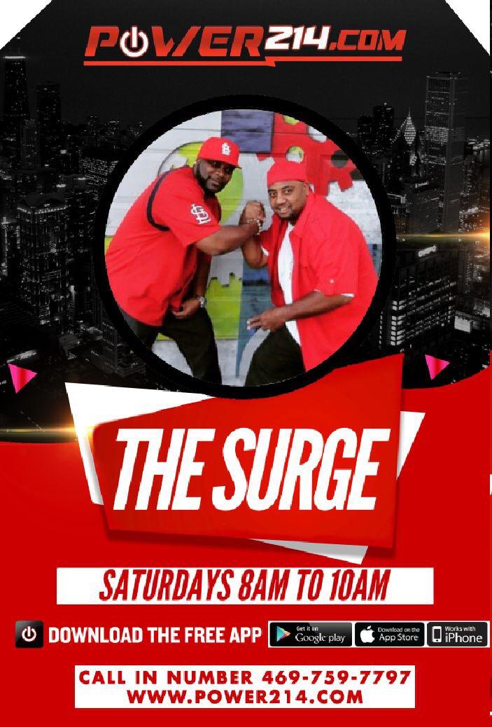 214Power's tweet image. Hosts Jigsawe And DJ Taz The New @214Power The Surge