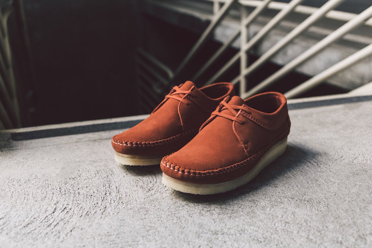 Gå ud Grape Vores firma BAIT on Twitter: "The Clarks Weaver Suede in brick red features moccasin  construction inspired by the Wallabee. Visit us now at  https://t.co/x1DKP8f4w8 to purchase. https://t.co/ySOYNg88VB" / Twitter