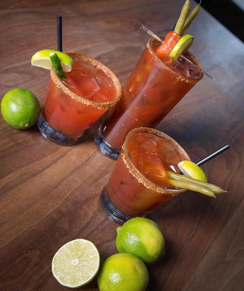 BrownsSpruce's tweet photo. You can’t go wrong on a Sunday when Caesars are on special at Browns! 🖤💀🧡 Stop by for lunch, dinner, or just a drink! https://t.co/fuLcPL9mg5