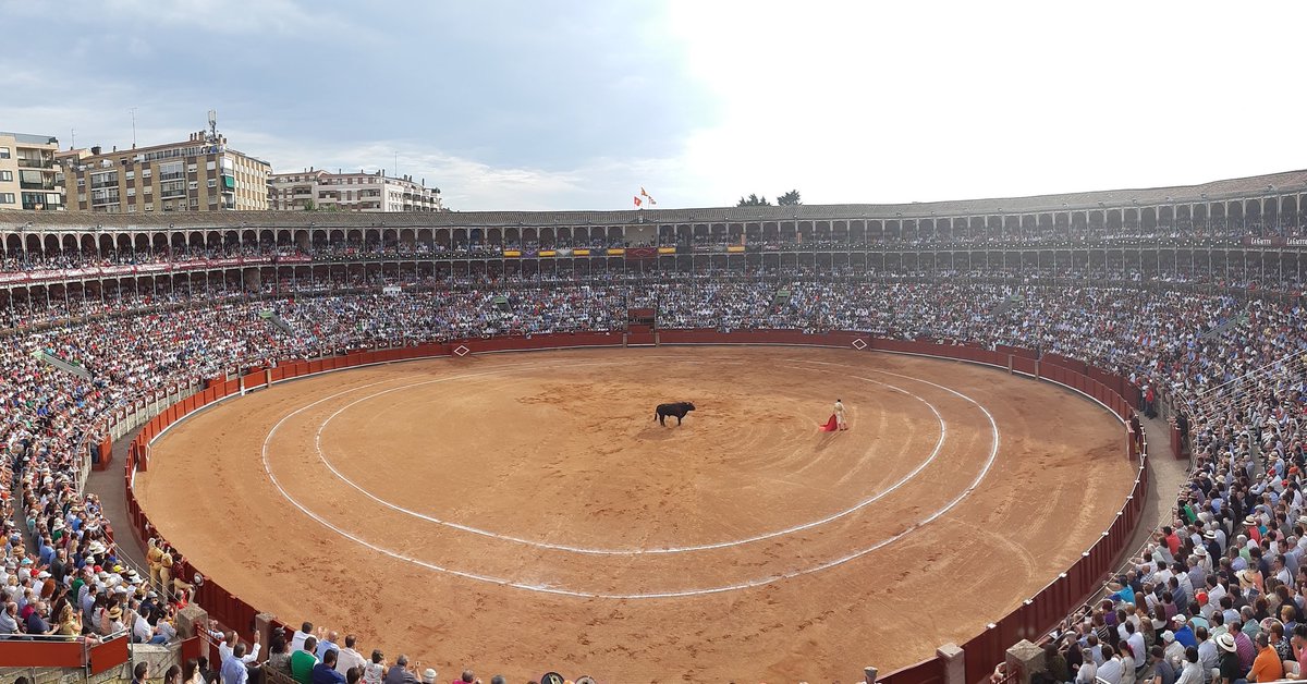 Rosalia_AH3's tweet photo. ¿Como está la plaza? #FeriasSalamanca2018 #Pomce #ElJuli #RocaRey https://t.co/aJgfKbIYp4