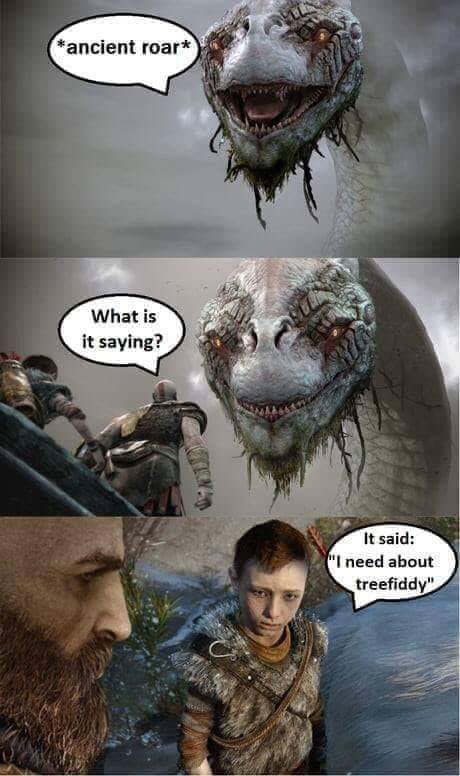 MissNerdyCurvy's tweet photo. 😂😂😂 #GodofWar #godofwarmeme https://t.co/XuITjKlBVf