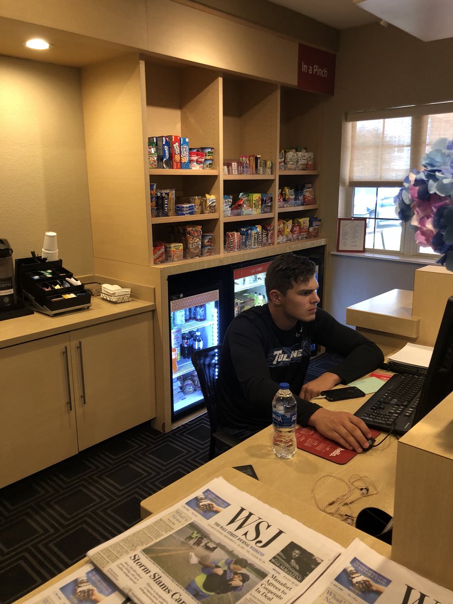 Hotel study session in between games. @malikaiwickley2 #playhardworkhard #schoolgoals #baseballgoals