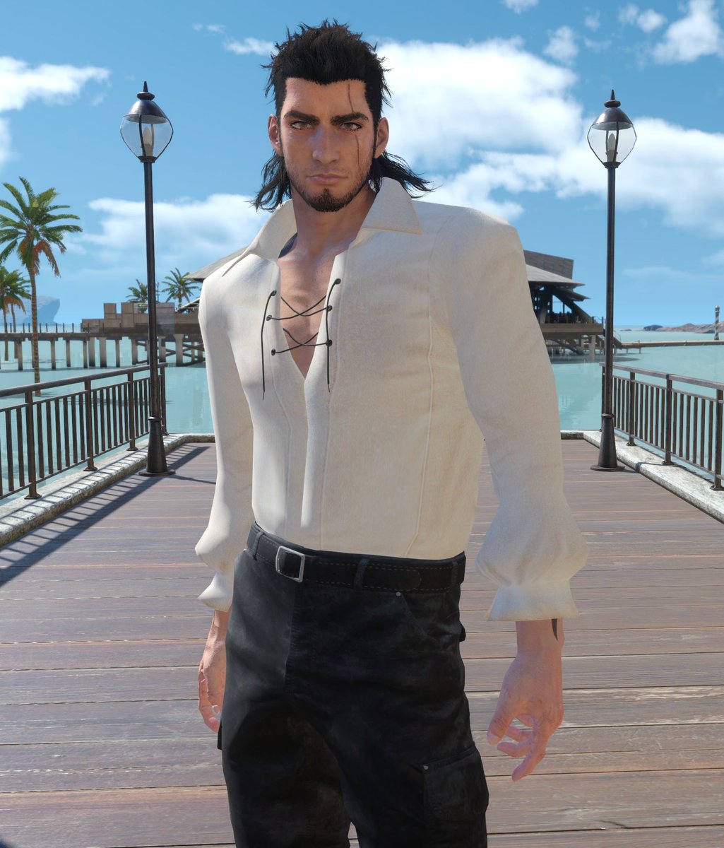 Glorious_Gladio's tweet photo. The third outfit in my renfaire series: Scoundrel Gladio! At the festival, Gladio had to become the scoundrel - a petty thief and vagabond. Poor Gladio will have to deal with the repercussions of crimes he didn't commit! DL: https://t.co/ZpYNMFFUGu #FF15 #FF15MOD #FF15MODWATCH https://t.co/kz0tseYXSv