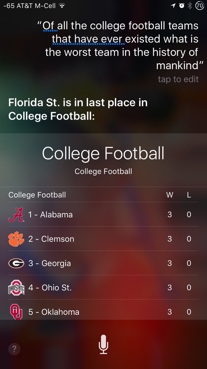 In case you were wondering, Siri knows. It's great to be a Florida Gator! #GoGators <a href="/GatorsFB/">Florida Gators Football</a> <a href="/FloridaGators/">Florida Gators</a> #GatorBait