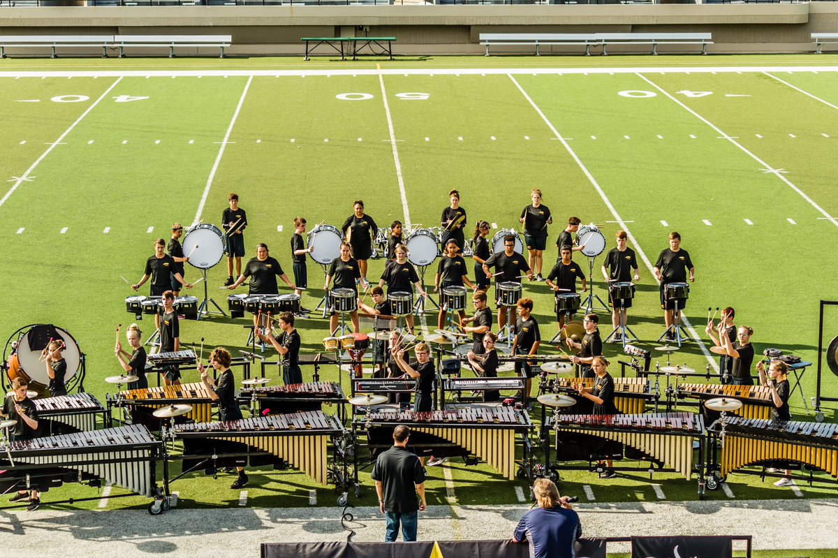 GHS Pirate Band drumline placed second at the HEB Drumline Contest at Bedford’s Pennington Field on Saturday. The group also brought home honors for best front ensemble. #PirateNation #GISDgr8ness (photos by Jennifer Asante-Wiredu)