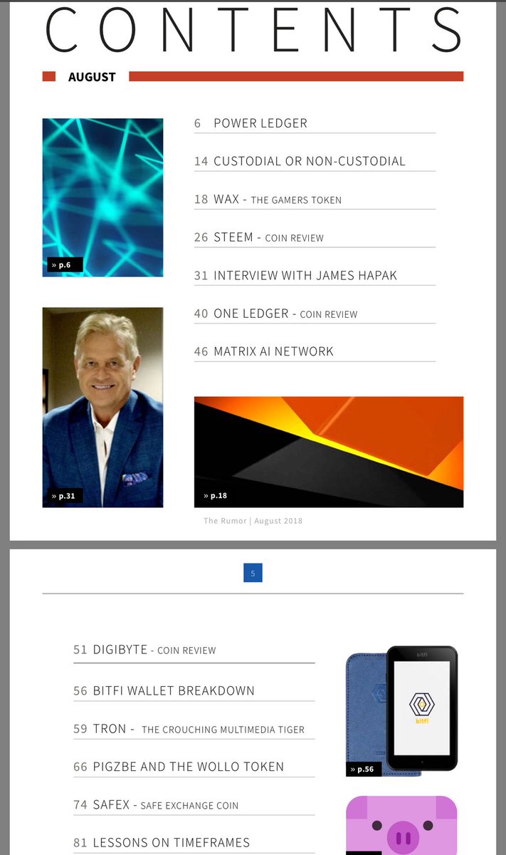More HUGE NEWS! 

The August Edition is now free for all to access! 

Amazing articles on #MAN #DGB #SAFEX #STEEM #TRX and MORE! 

85 pages of THE BEST CRYPTO MAGAZINE ON THE INTERNET 

Amazing content for FREE JUST RETWEET THIS! 
👇🏻👇🏻

We are so HYPED
tcpmedia.org/wp-content/upl…